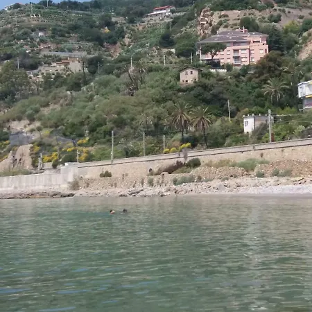 Punta Sole, Vista Mare, Con Giardino Privato, Parcheggio Privato Gratis Bordighera