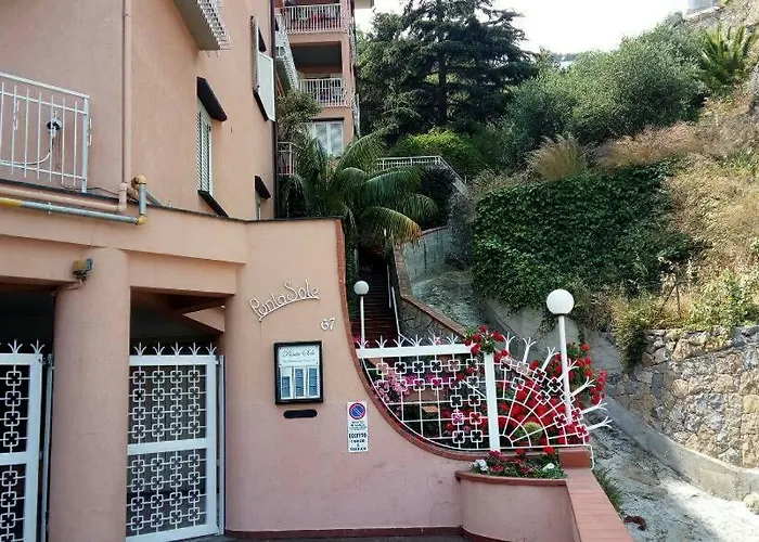 Punta Sole, Vista Mare, Con Giardino Privato, Parcheggio Privato Gratis * Bordighera
